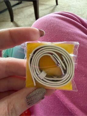 Origami Owl white bracelet wrap